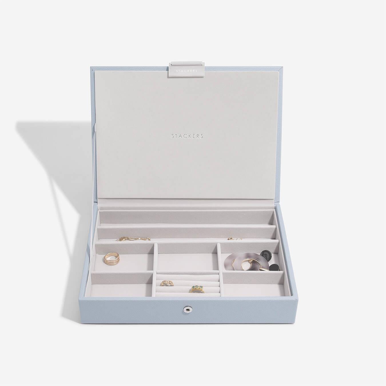 Stackers Lavender Classic Set of 3 Jewellery Box