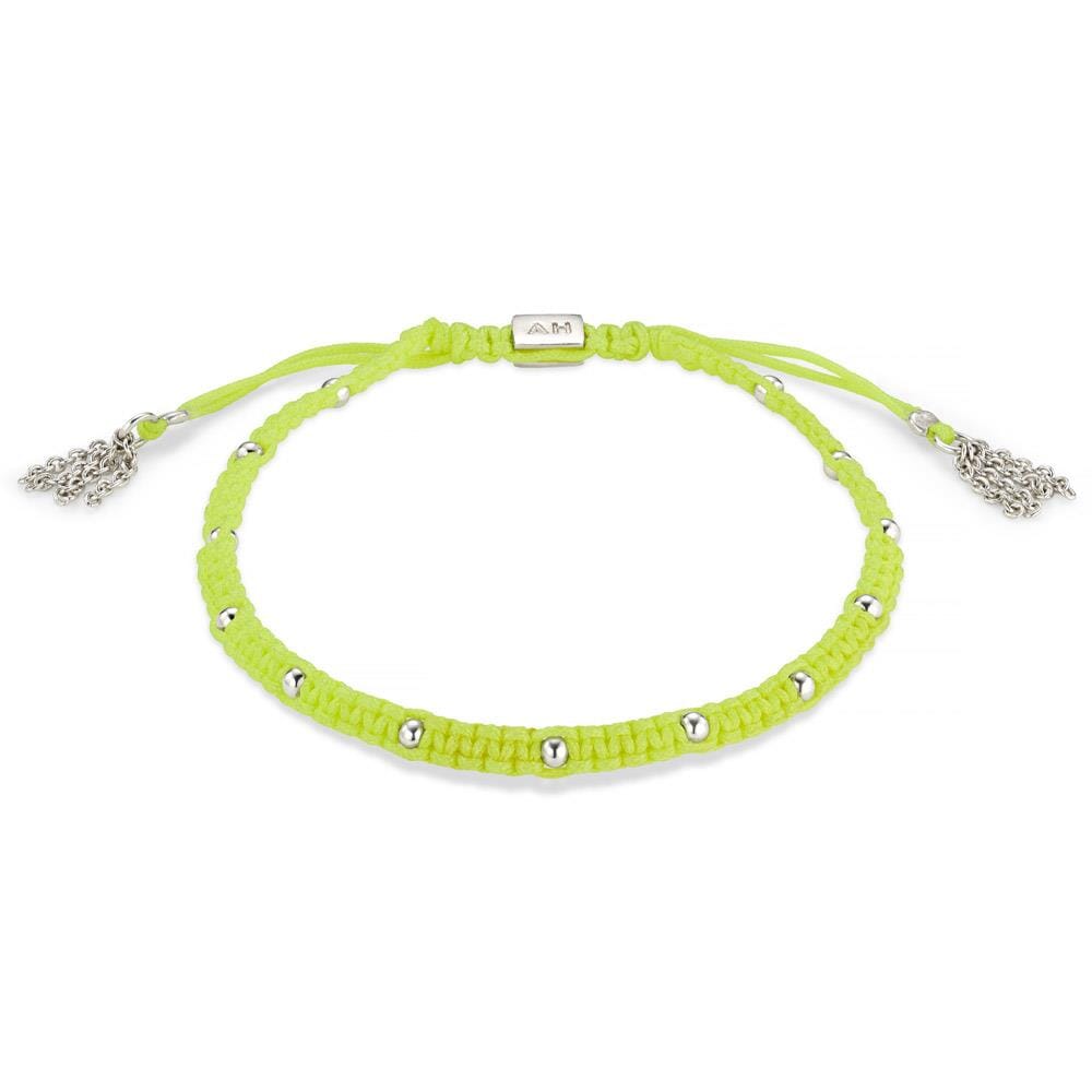 Neon Yellow Silver Stack