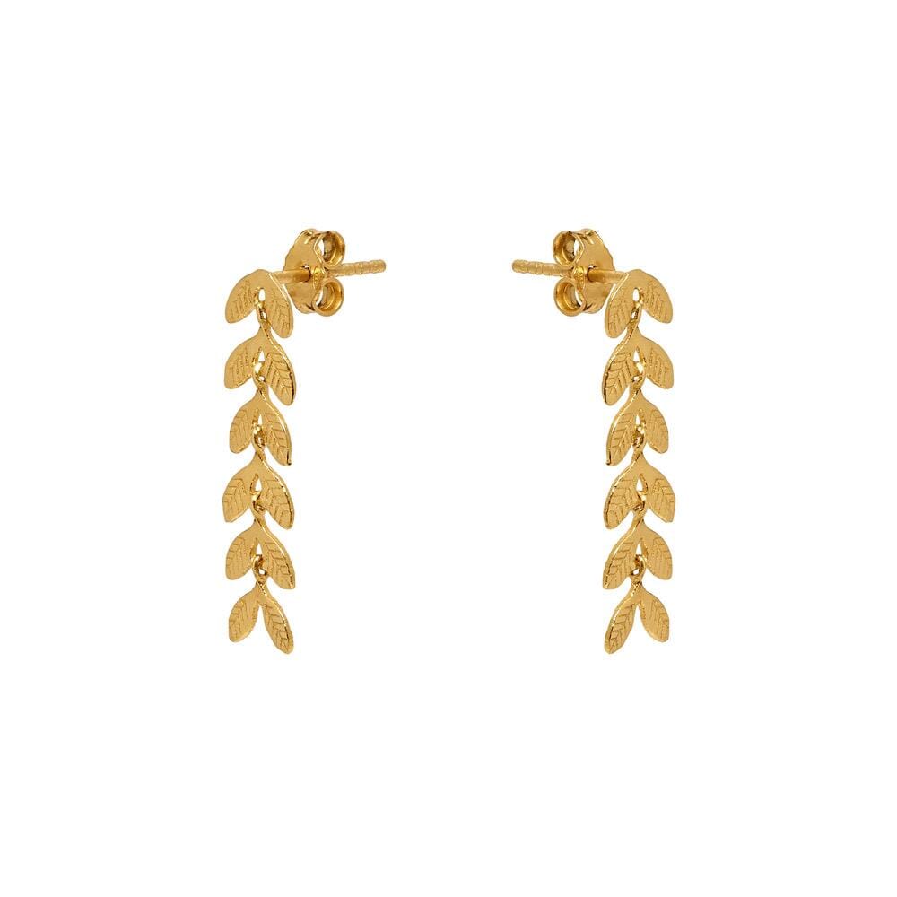 Outlet NU & MII Flora Gold Plated Earrings