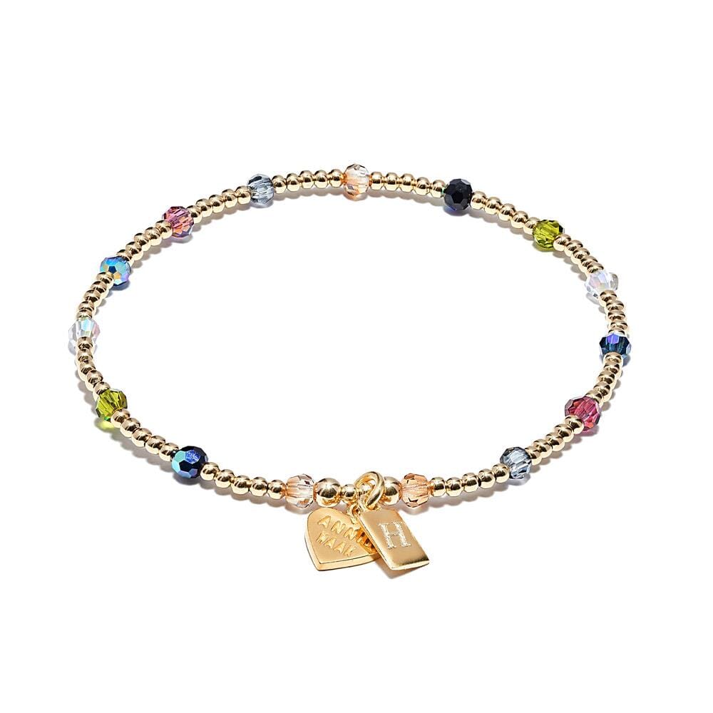 Personalised Winter Mirage Gold Plated Bracelet