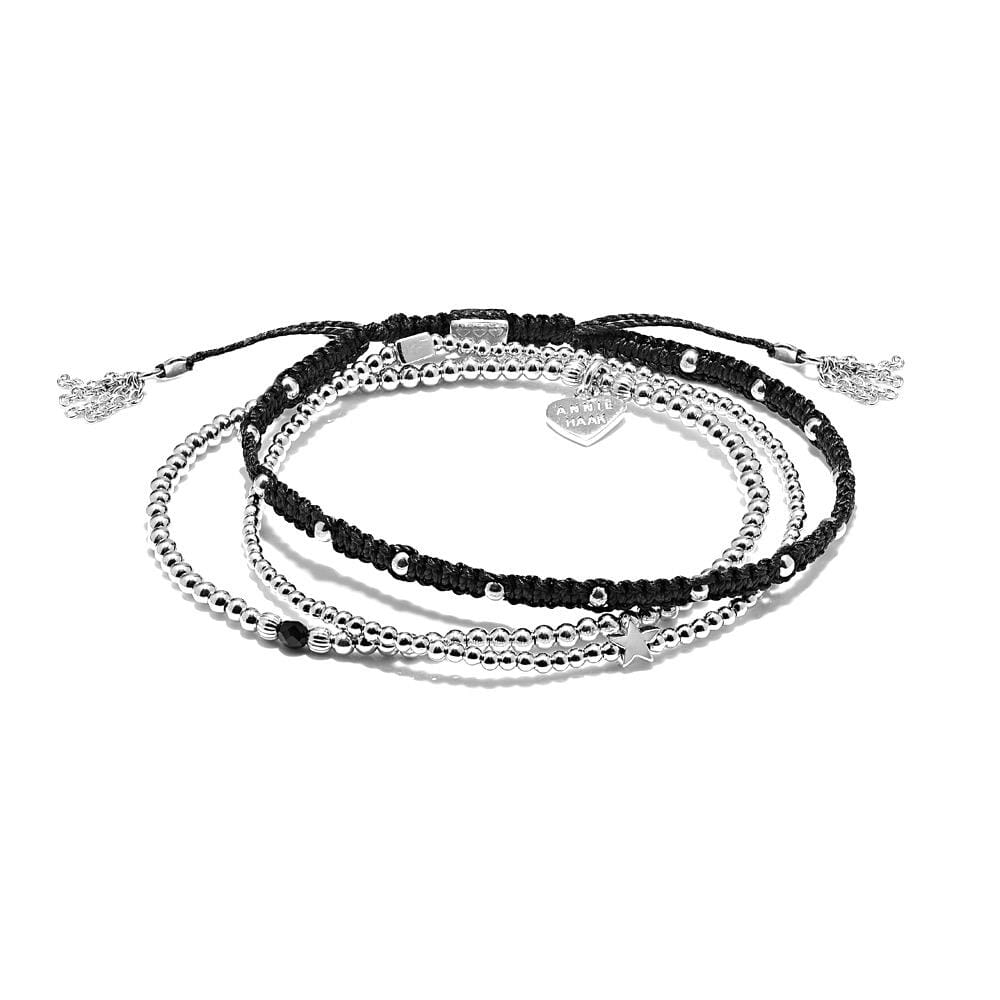 Moonstruck Silver Bracelet Stack