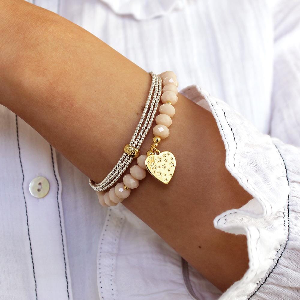 Mini Looped Mixed Metal Bracelet
