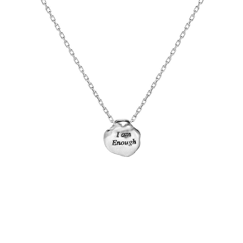 Outlet Affirmation Silver Necklace - Choice of Quote
