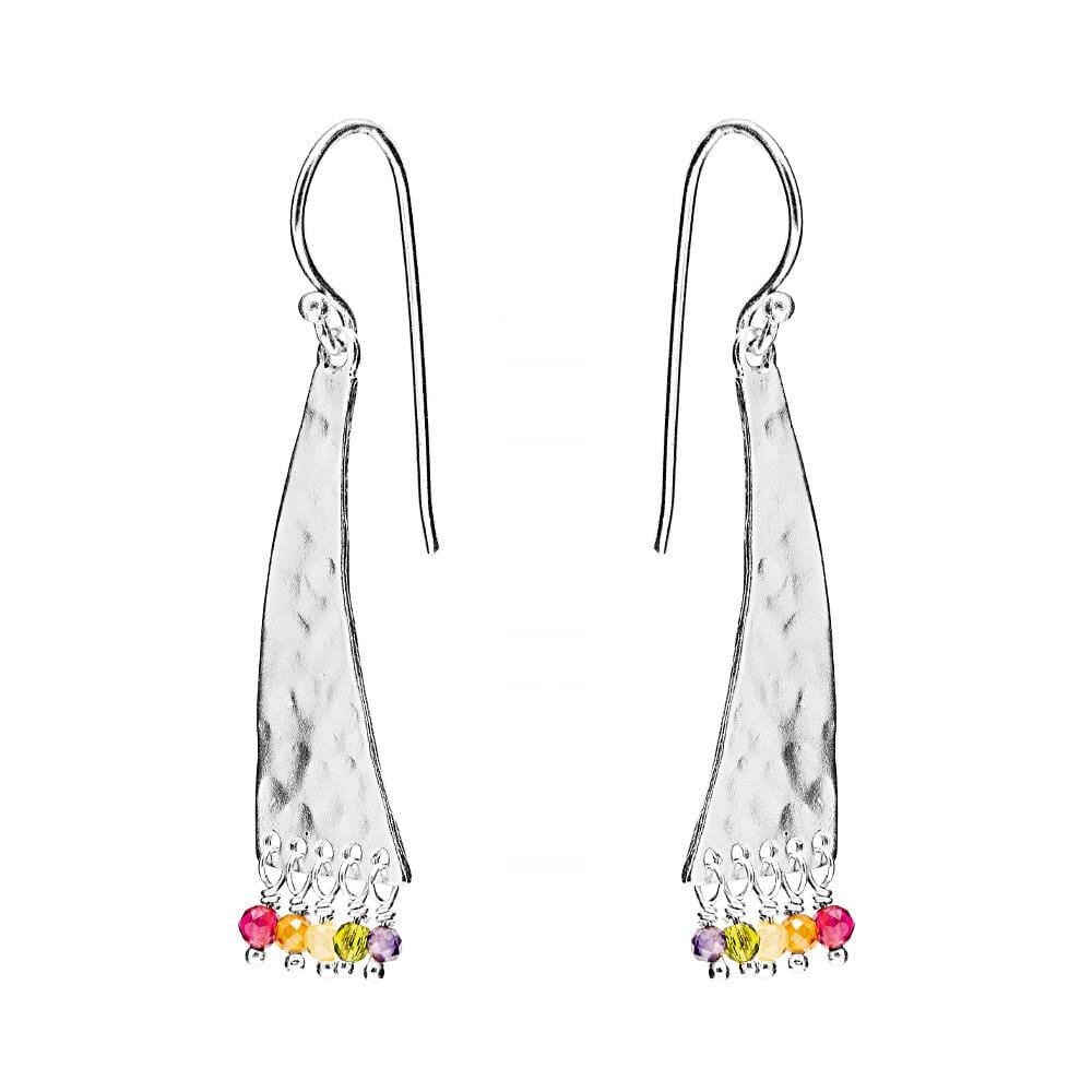 Harlequin Silver Earrings