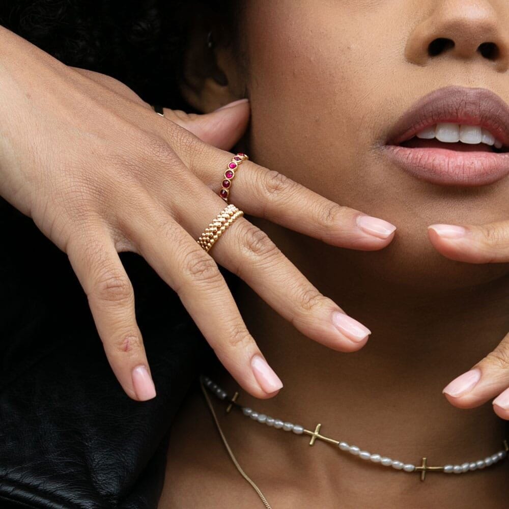 Outlet NU & MII Amelia Gold Plated Ring