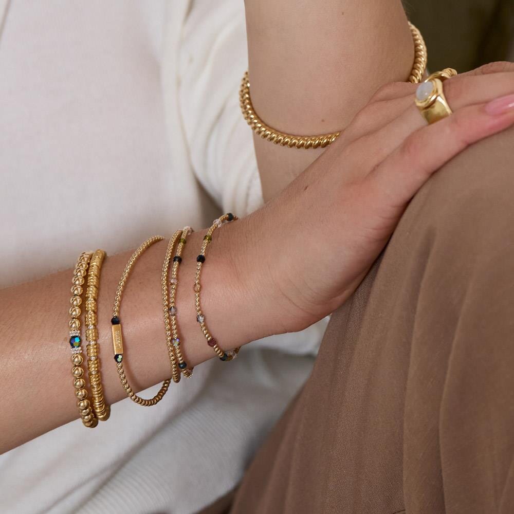 Winter Mirage Gold Plated Bracelet