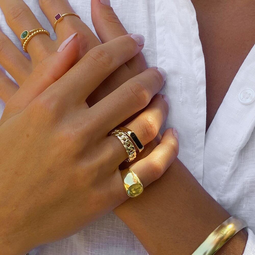 Outlet NU & MII Naomi Gold Ring