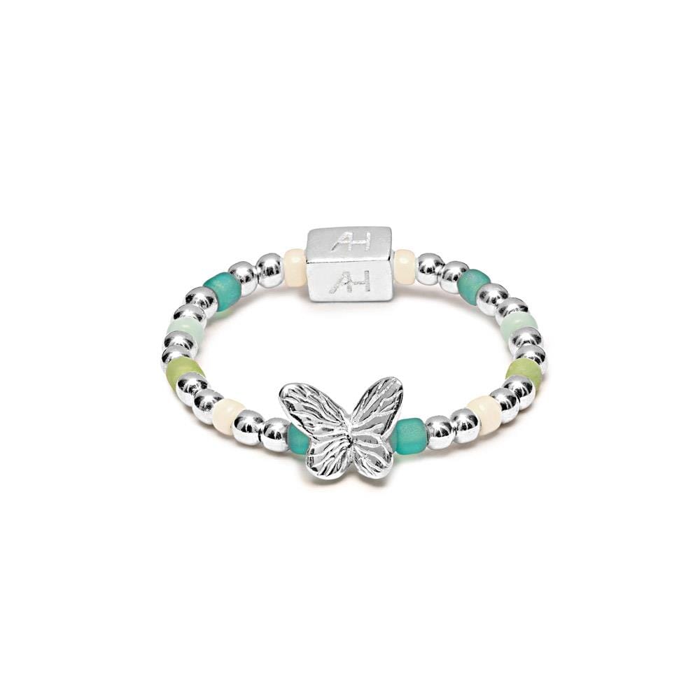 Papillon Silver Ring -  Turquoise