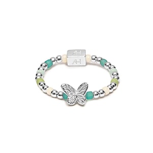 Papillon Silver Ring - Turquoise