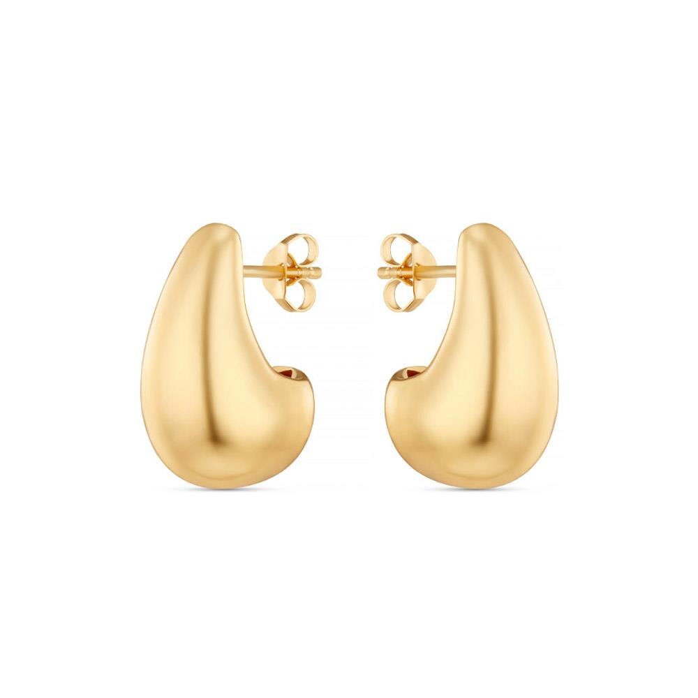 Liv Bentley Teardrop Midi Gold Plated Stud Earrings