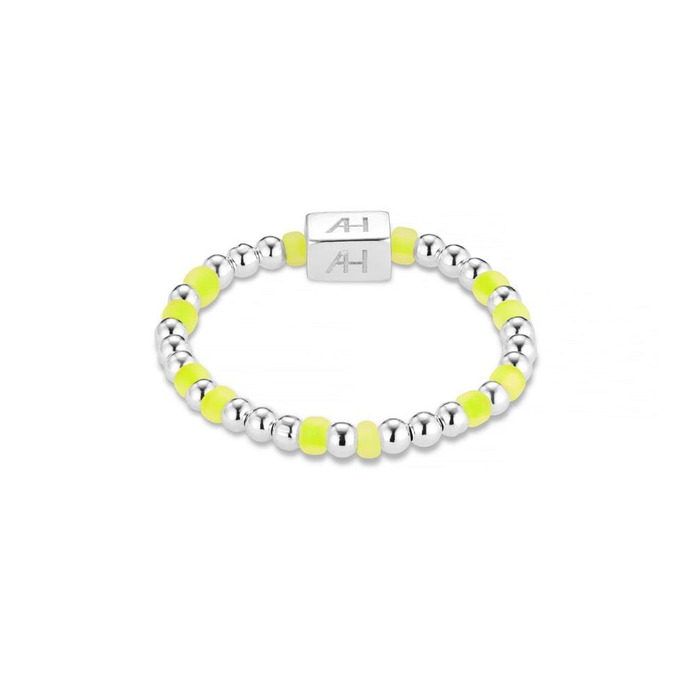 Serasi Neon Silver Ring - Choice of Colour