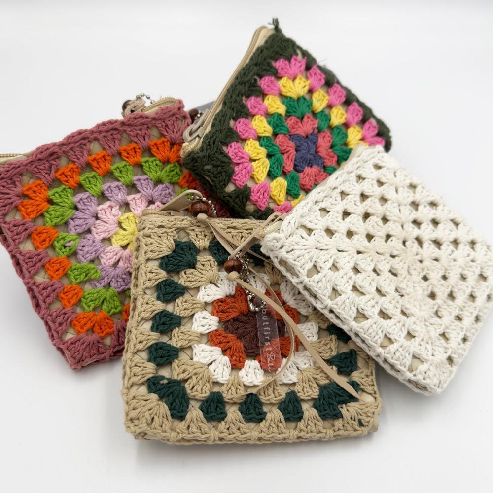 Handmade Crochet Purse - Choice of Colour