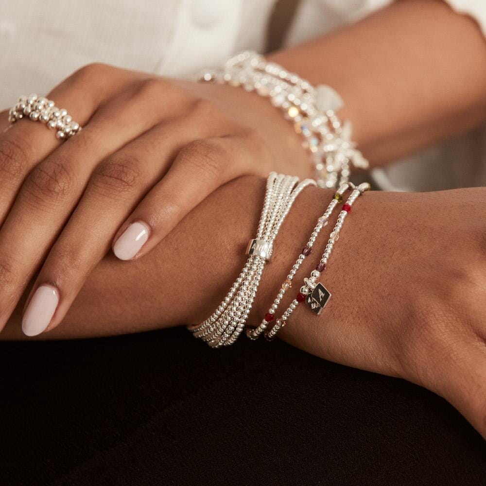 Mirage Silver Charm Bracelet