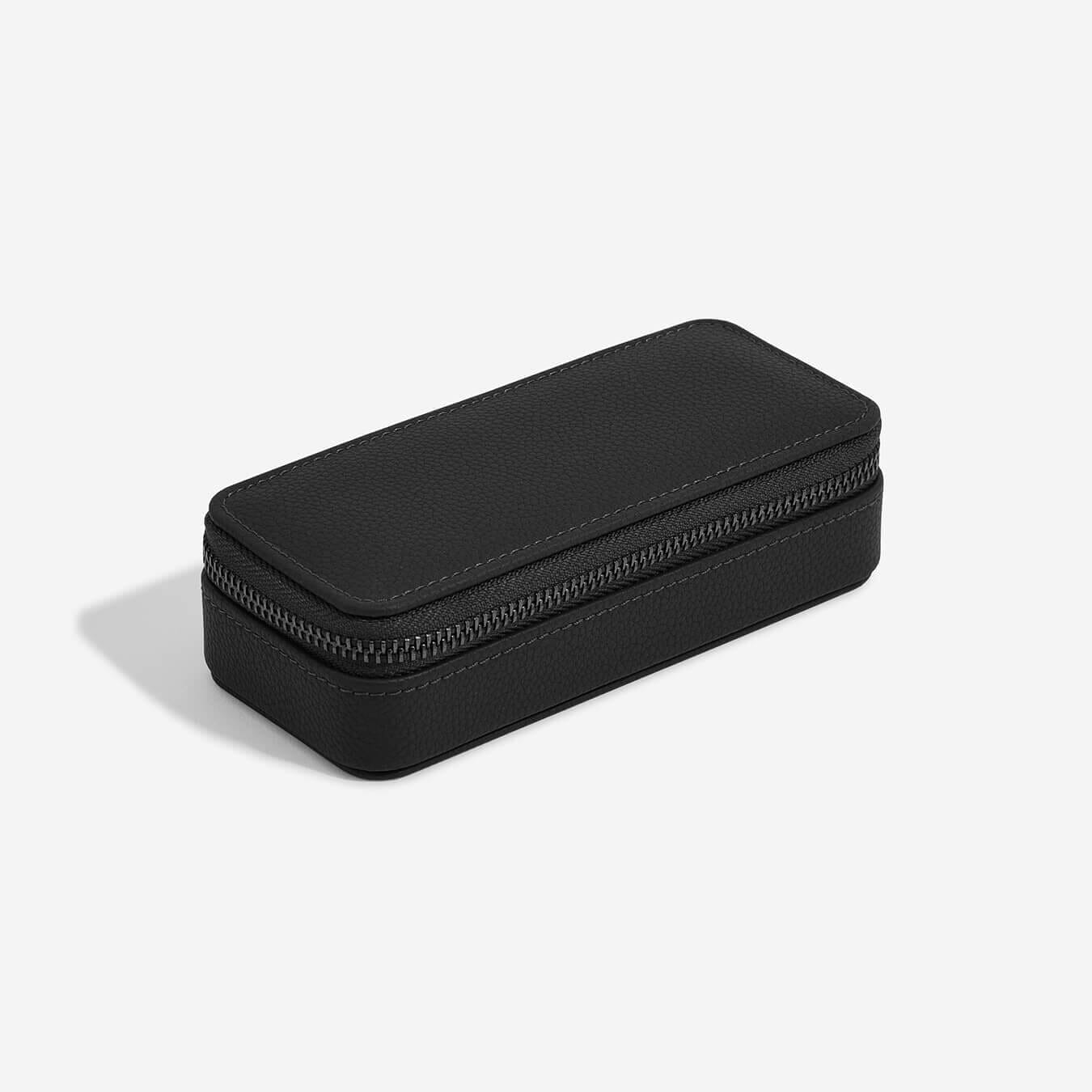Stackers Pebble Black Medium Jewellery Box