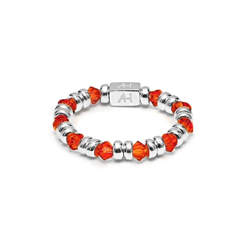 Joy Crystal Silver Ring - Tango