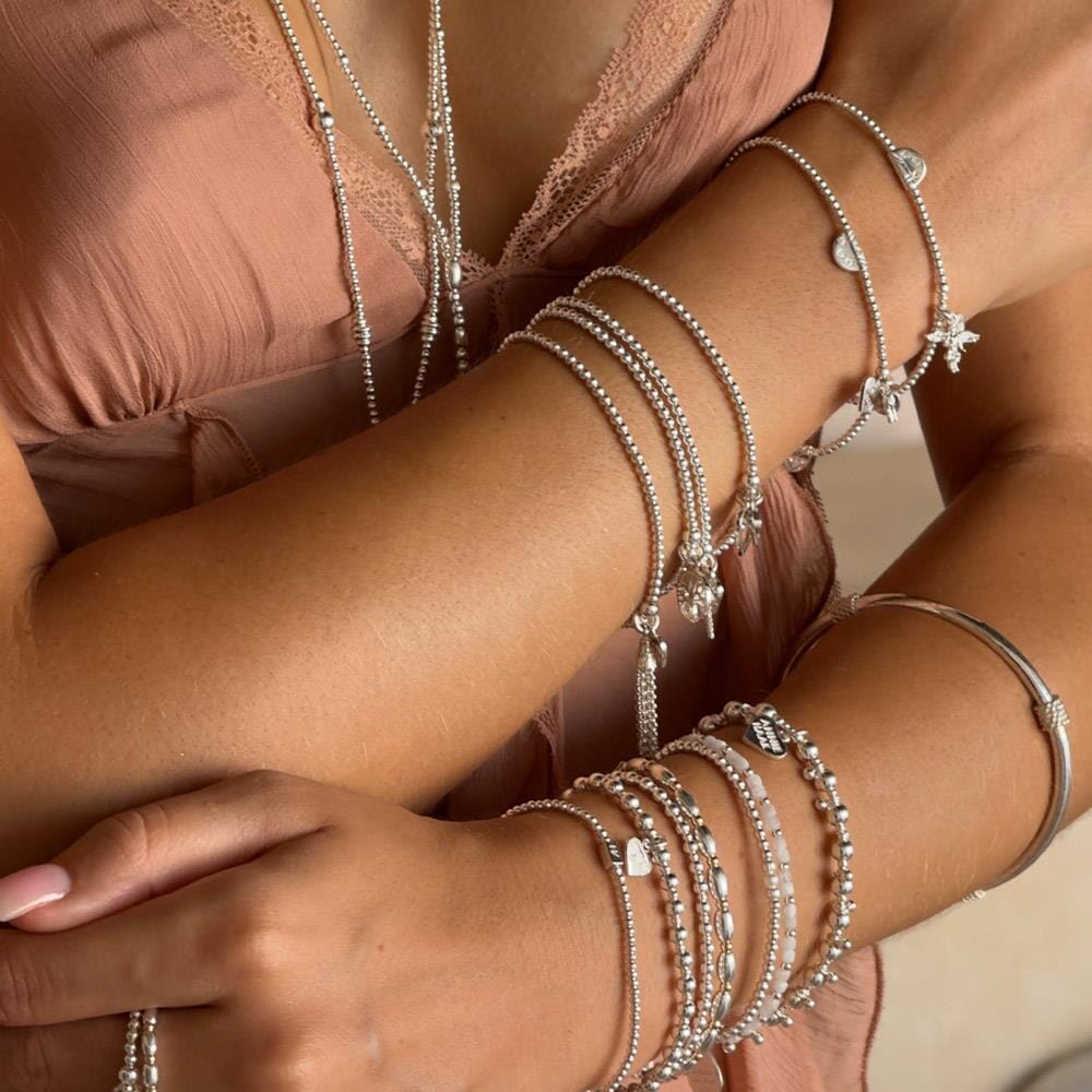 Lulu Silver Charm Bracelet - My Guardian Angel