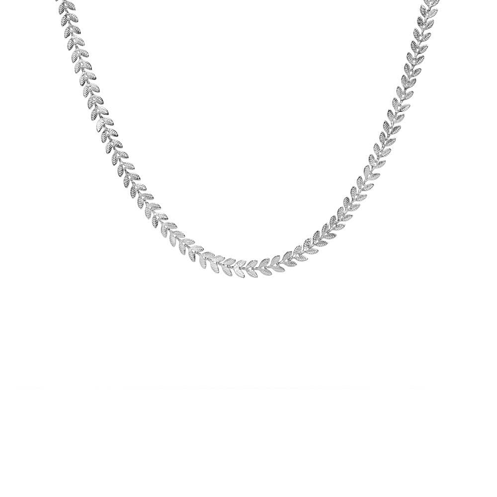 NU & MII Flora Silver Necklace
