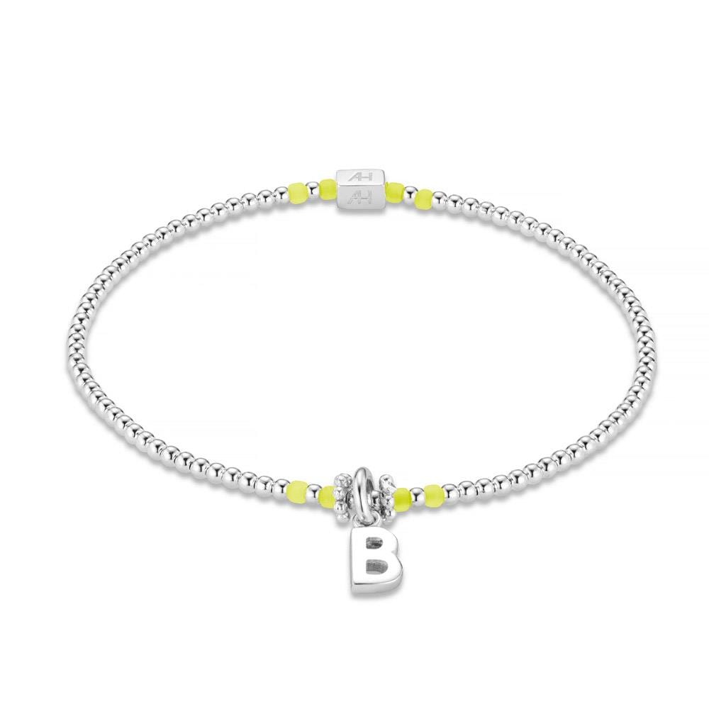 Neon Yellow Silver Stack