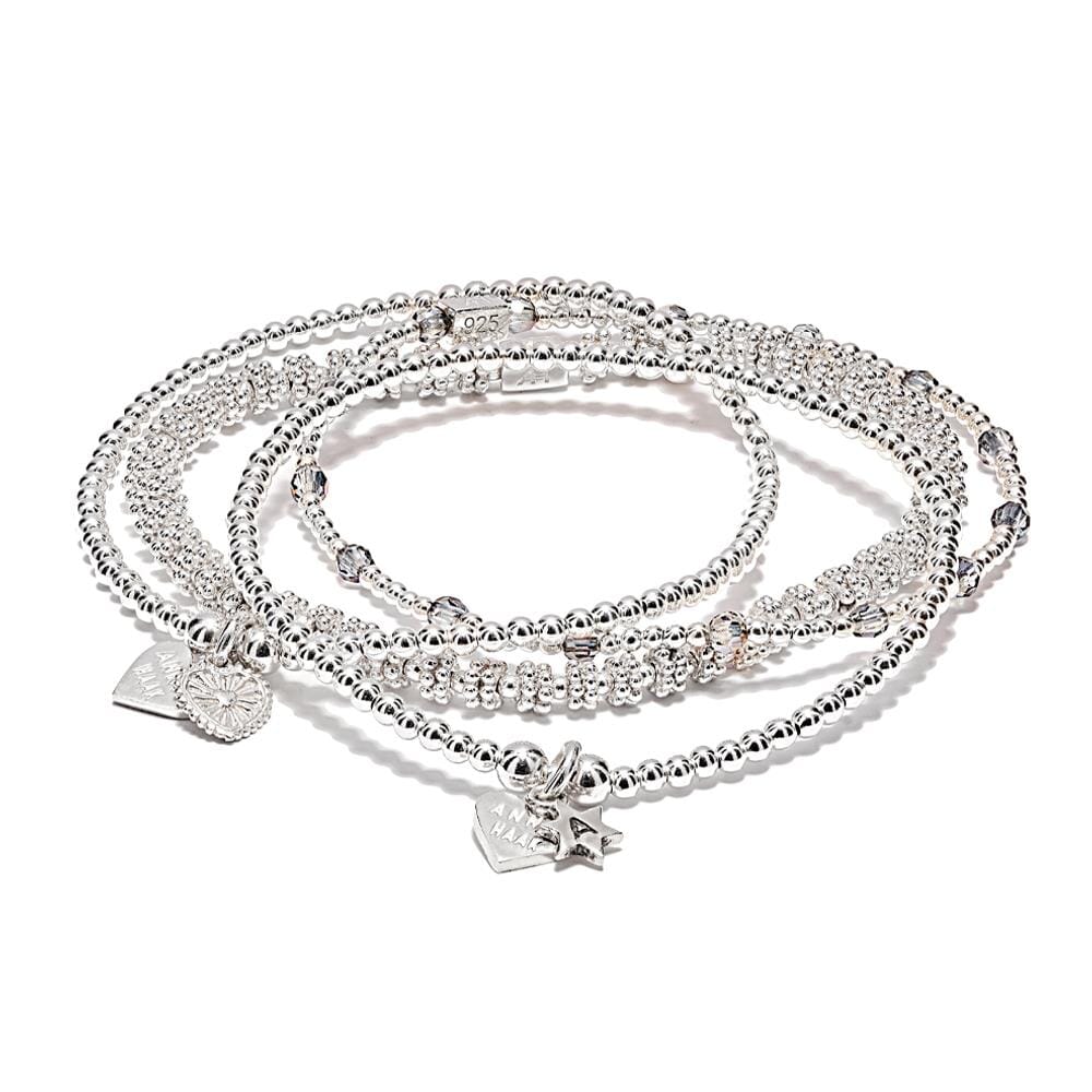 Embrace Silver Bracelet Stack