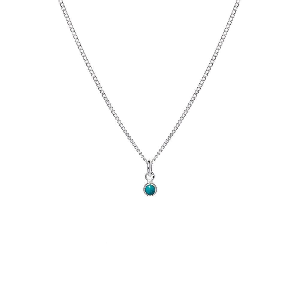 Itsy Bitsy Turquoise Silver Necklace