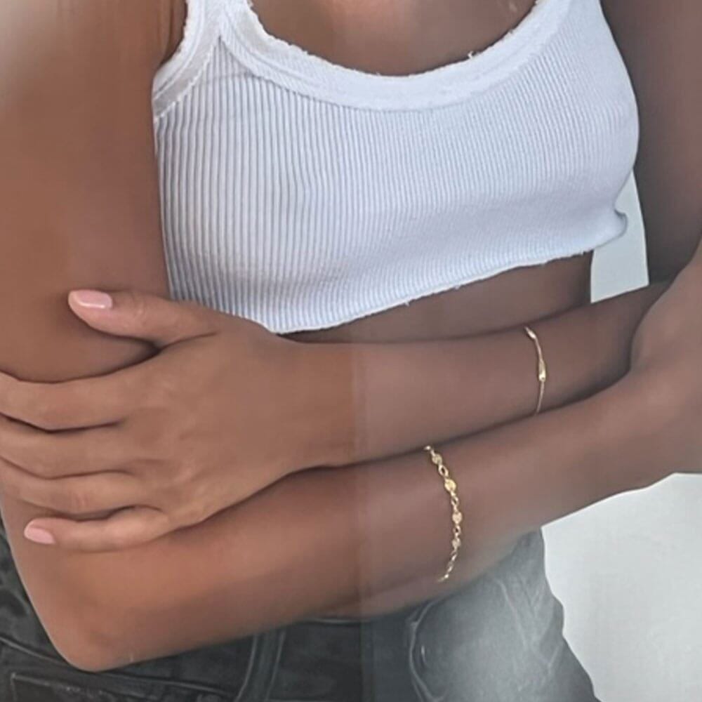 NU & MII Agnes Gold Plated Bracelet
