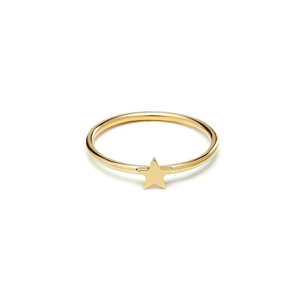 Outlet Teeny Weeny Star Gold Ring