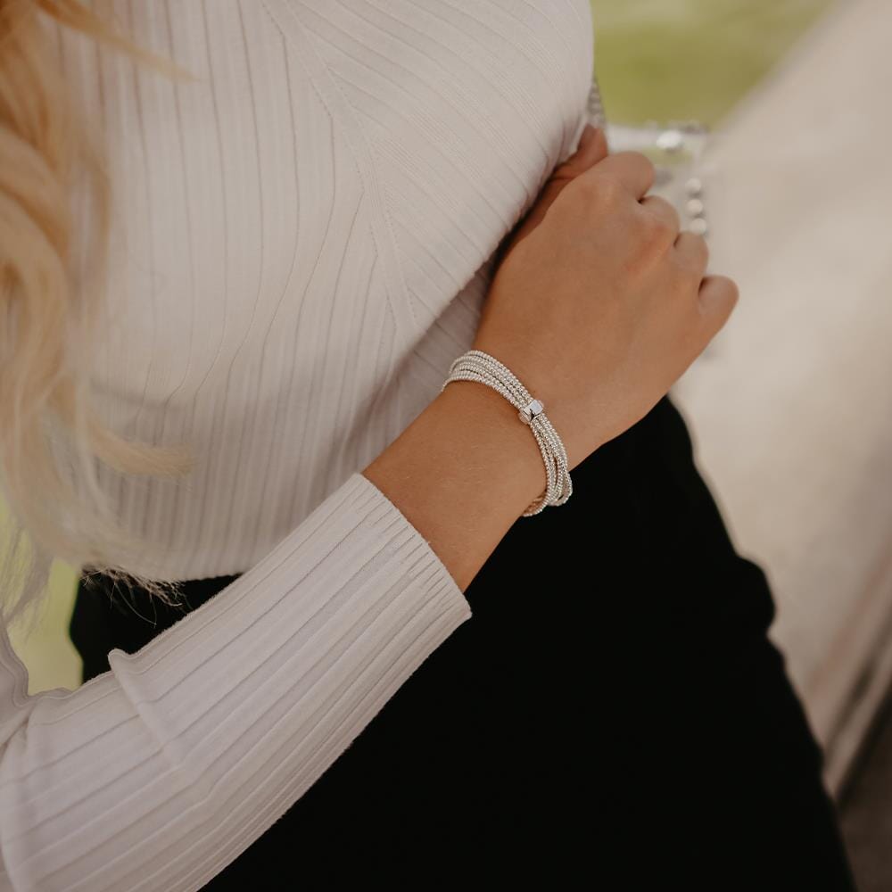 Lucki Silver Looped Bracelet