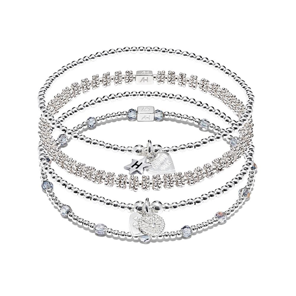 Embrace Silver Bracelet Stack
