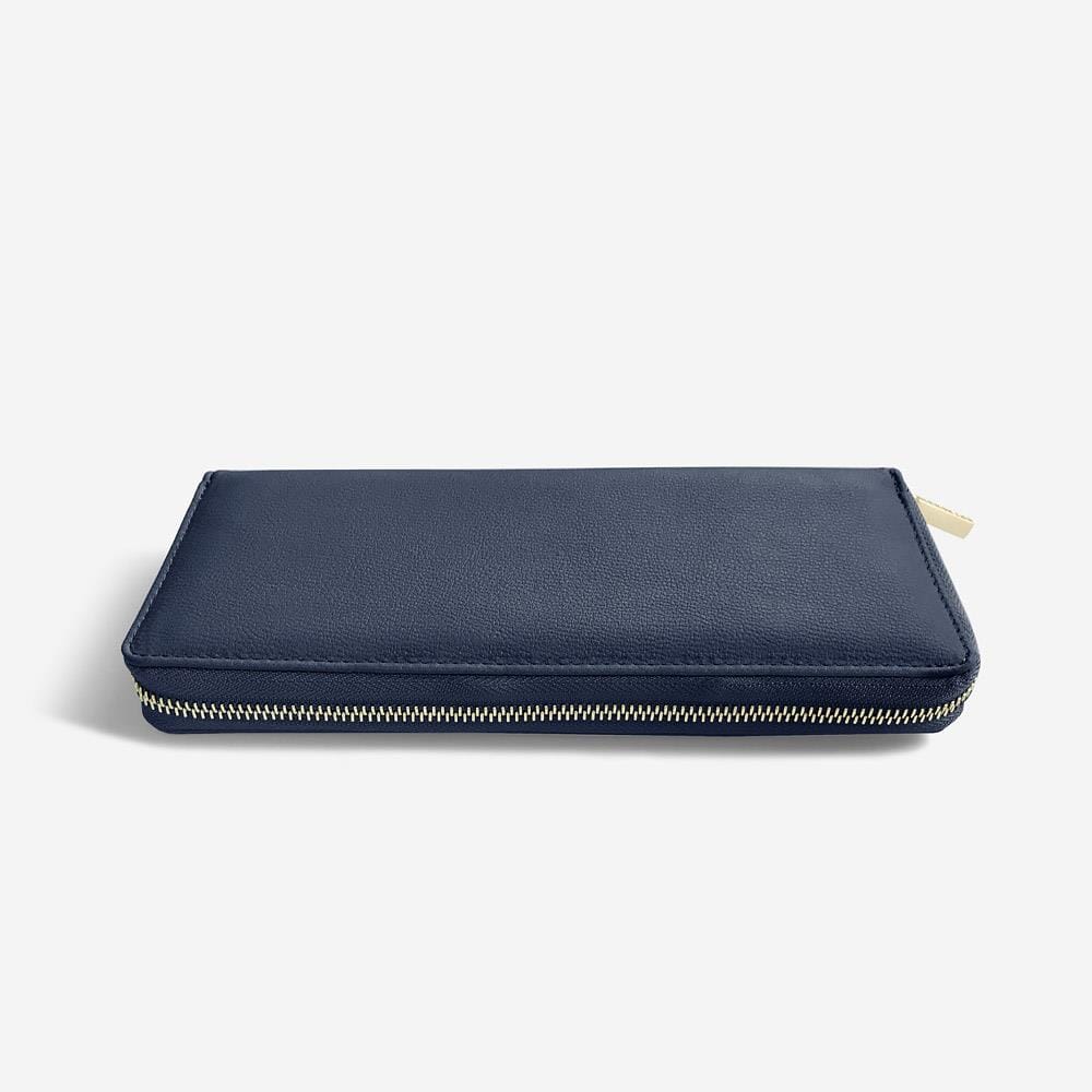 Stackers Navy Blue Jewellery Roll