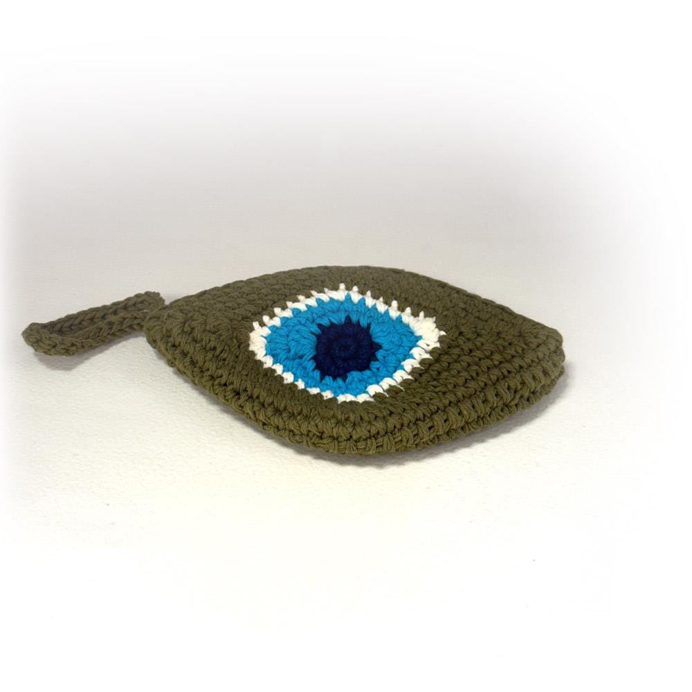 Crochet Mystical Eye Mataki Purse - Choice of Colours