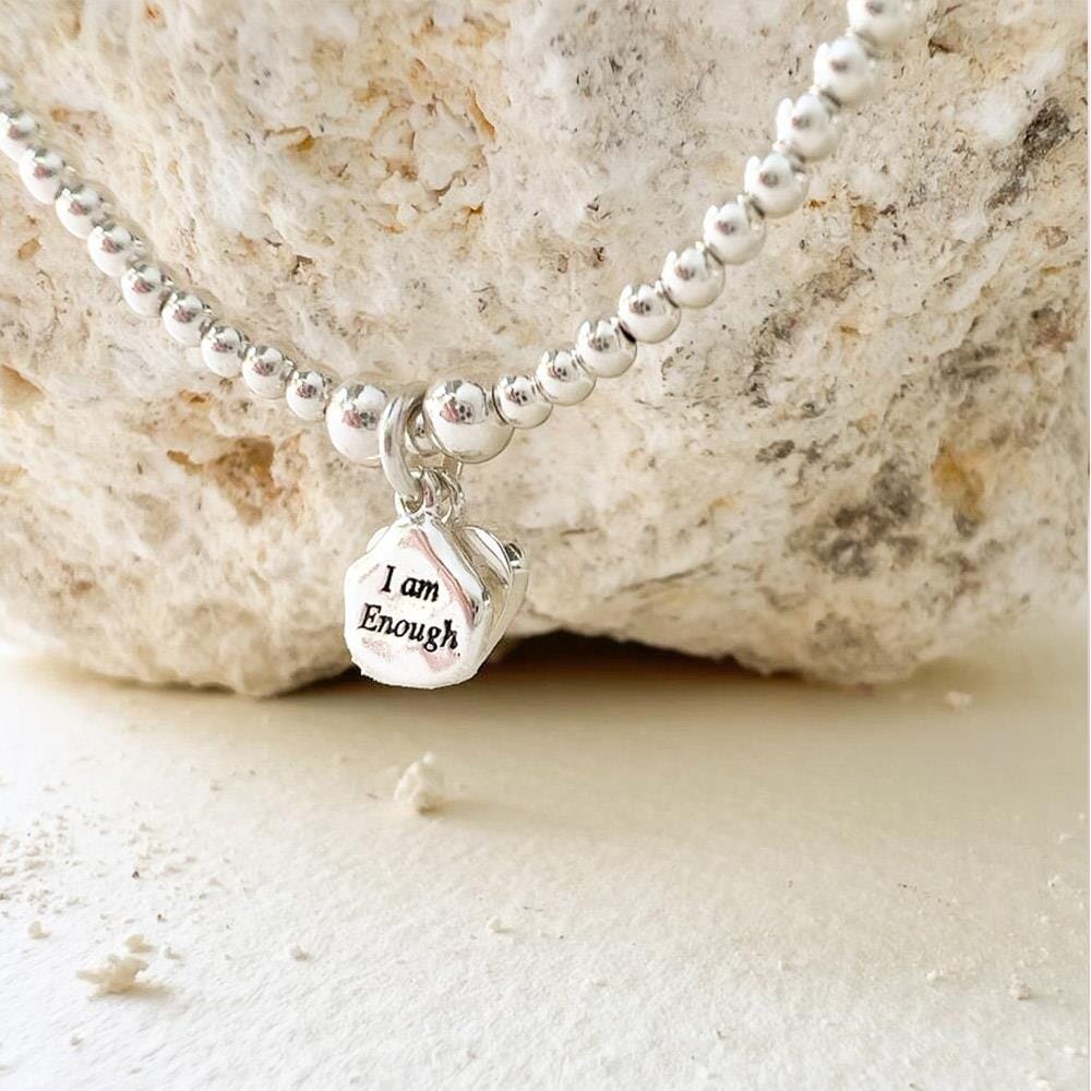 Santeenie Silver Charm Bracelet - Choice of Affirmation