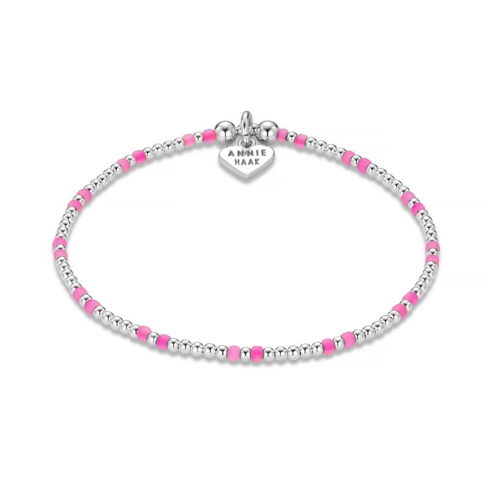 Serasi Neon Silver Bracelet with a Choice of Colour– Annie Haak