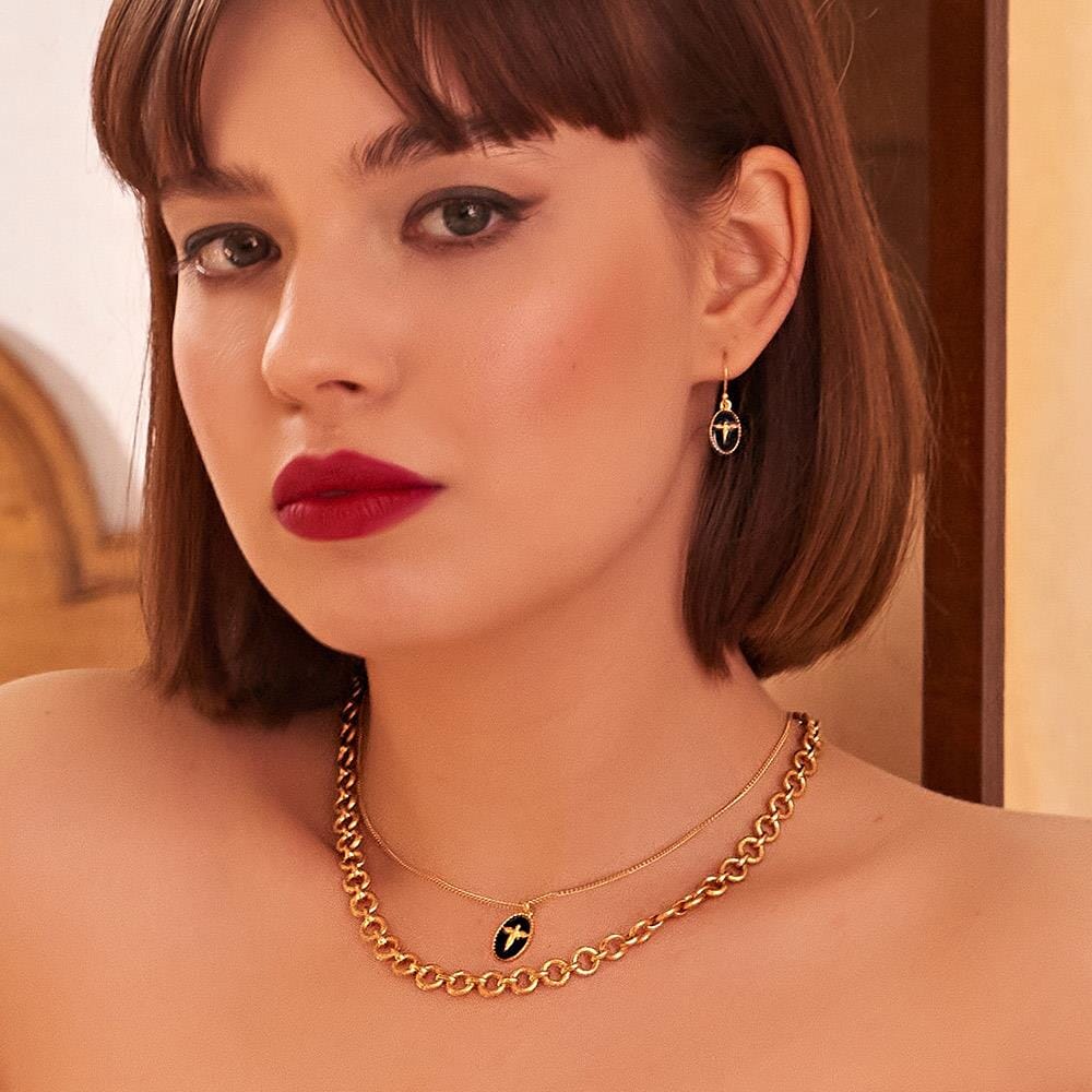 Outlet Myriad Chain Gold Plated Necklace