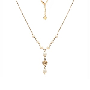 Poppy Pearl Gold Plated Necklace