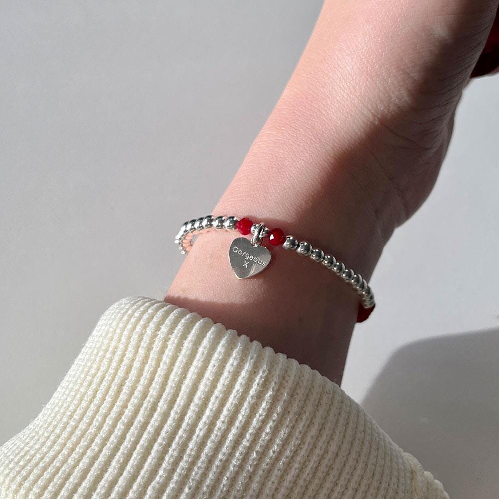 Outlet Gorgeous Valentine Silver Bracelet