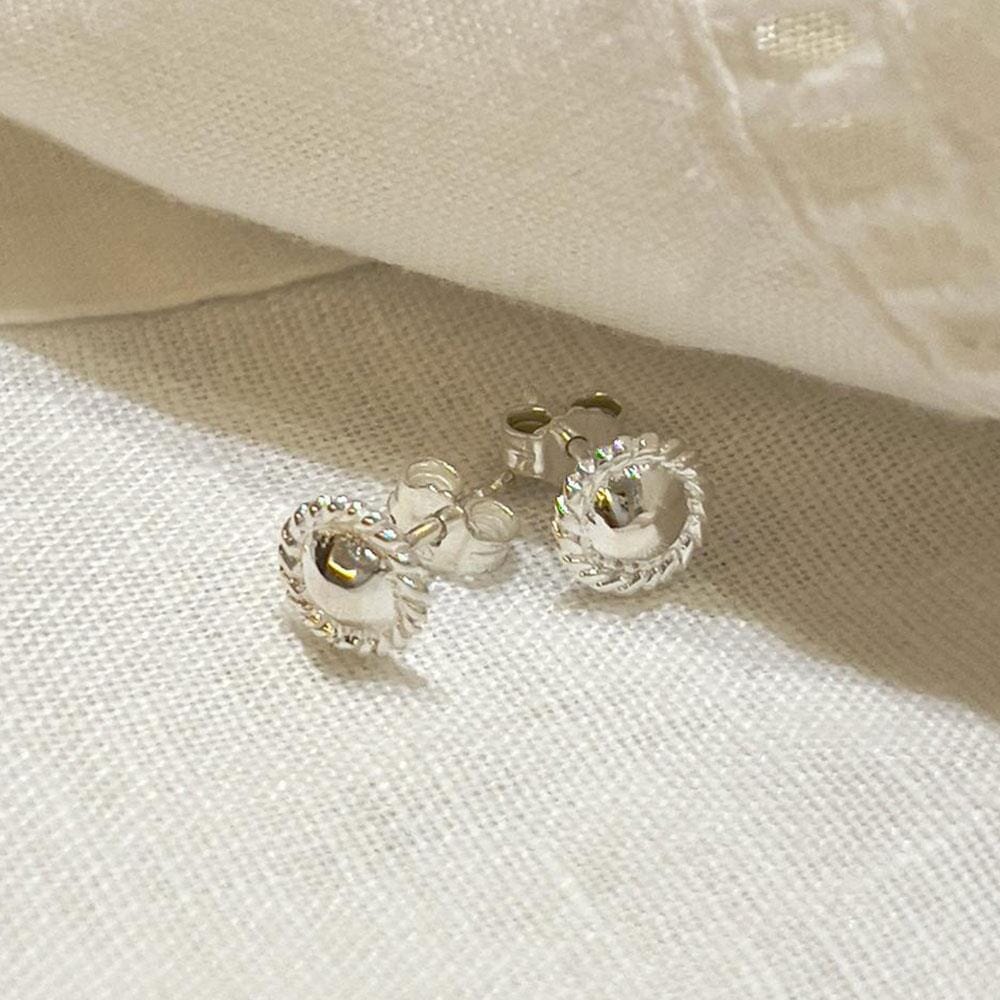 Nova Silver Stud Earrings