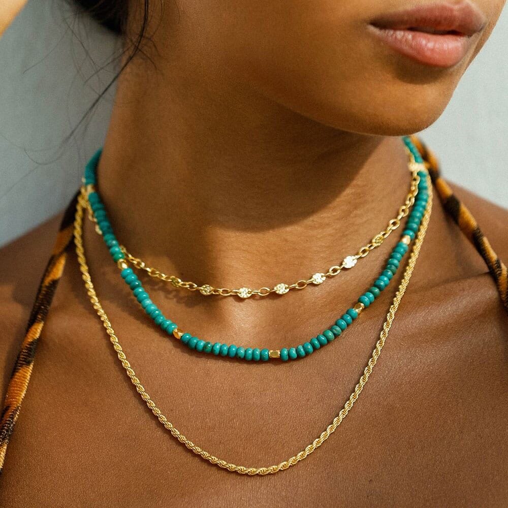 NU & MII Agnes Gold Plated Necklace