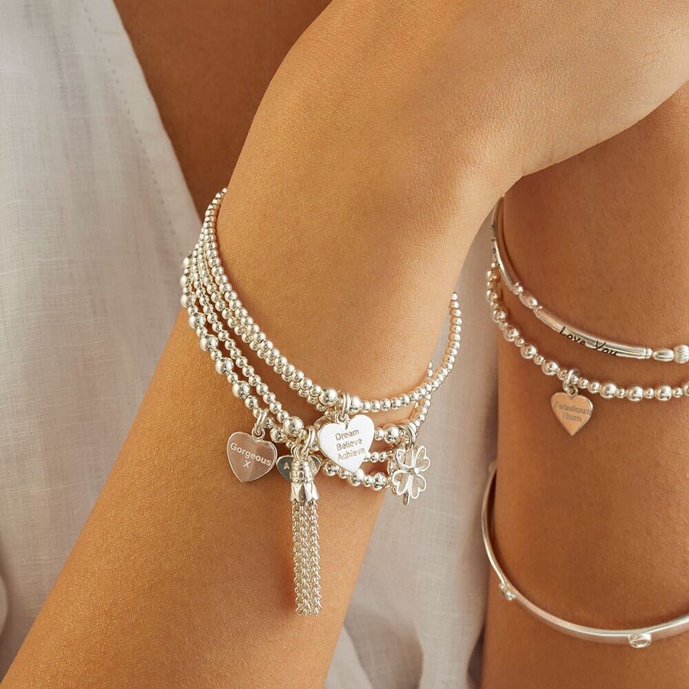 Bracciale Argento 925 Con Ciondolo Angelo Custode - Annie Haak Santeenie, Regalo Sentimentale Donna, Fatto A Mano UK