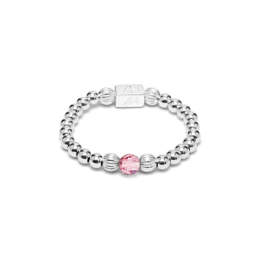 Aster Silver Ring - Rose