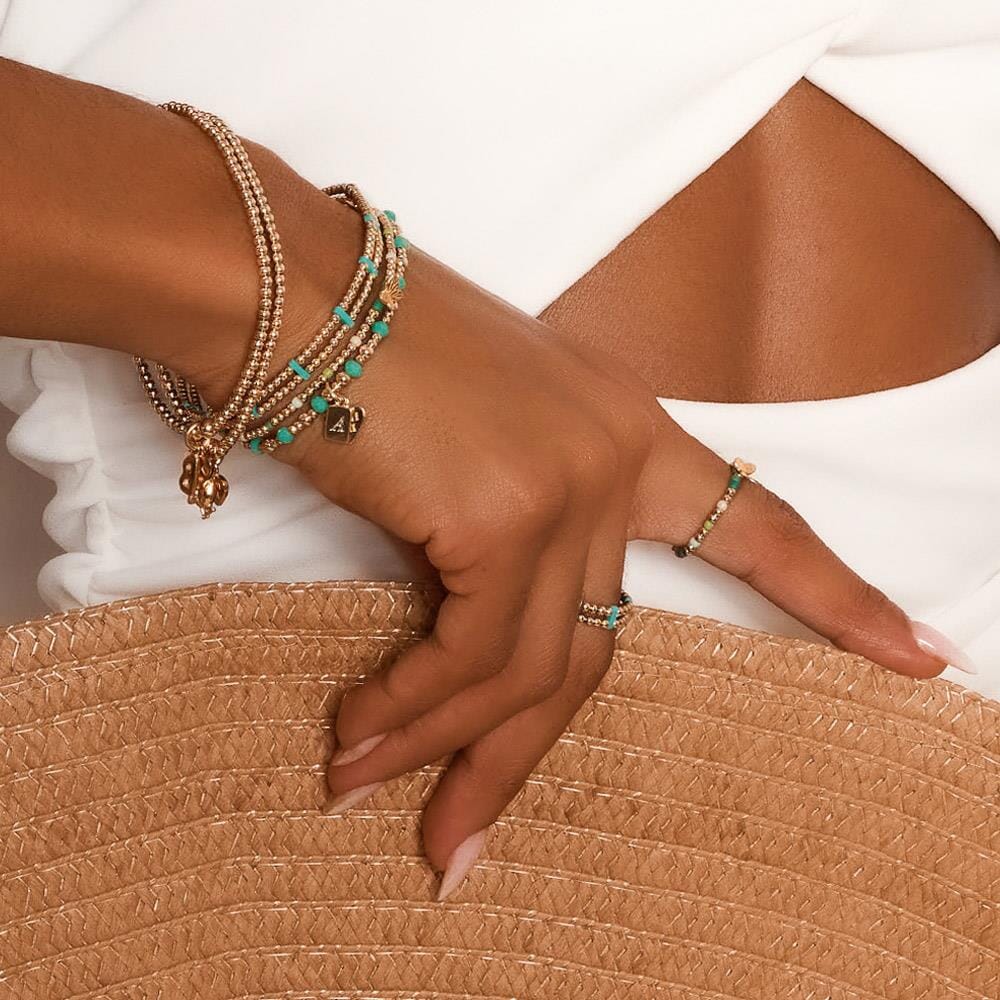 Seabloom Personalised Gold Plated Bracelet