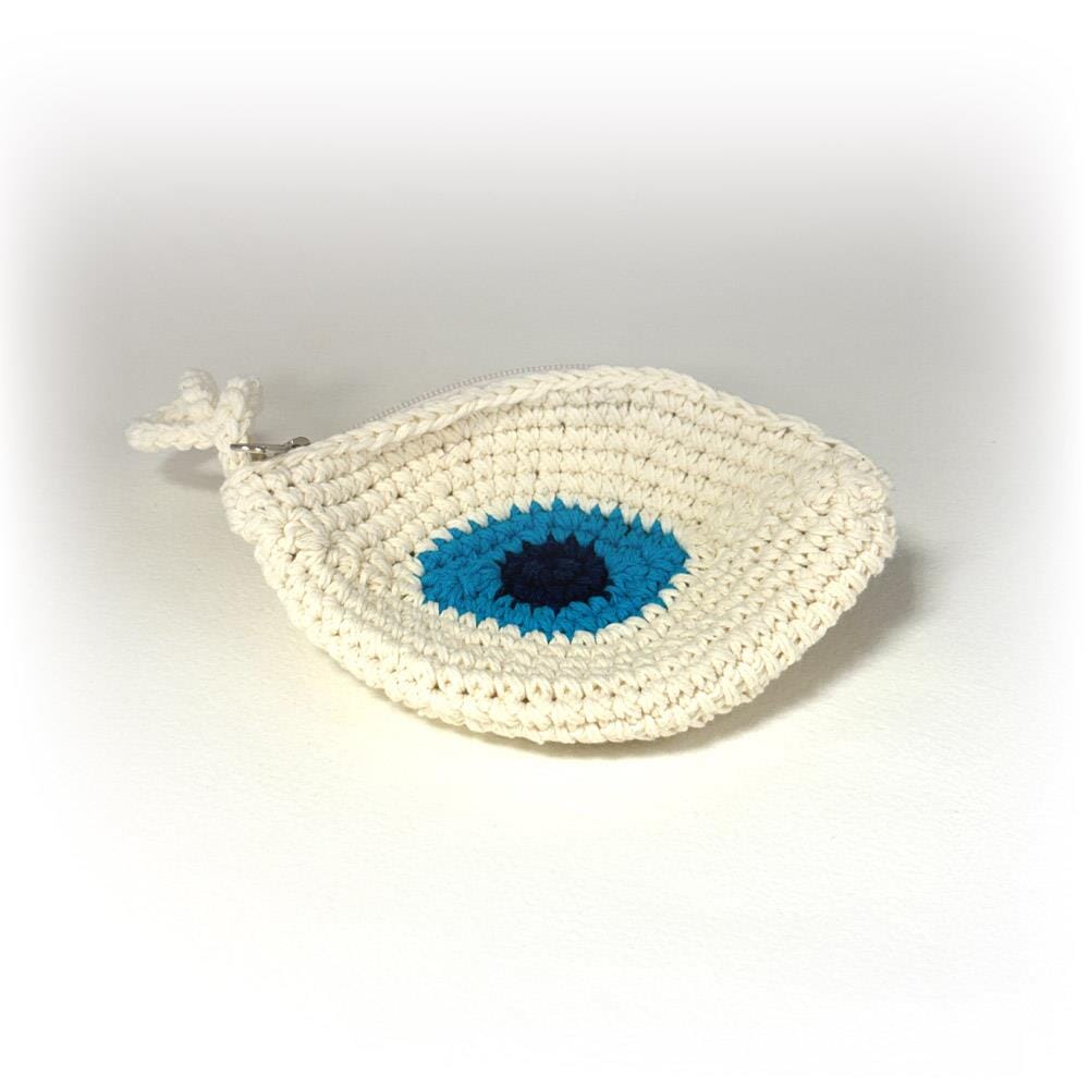Crochet Mystical Eye Mataki Purse - Choice of Colours