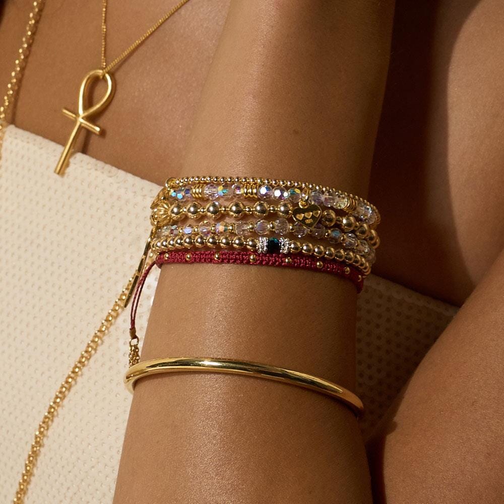 Seri Jet Black Gold Bracelet