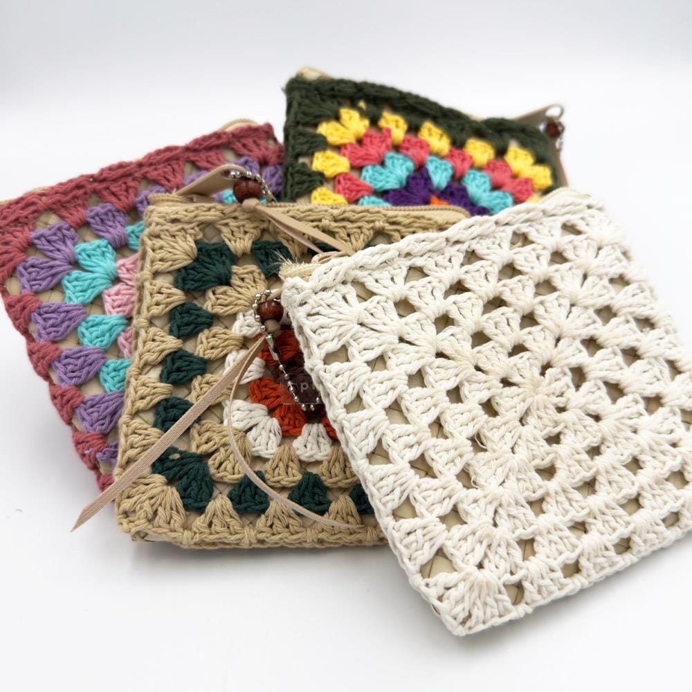 Handmade Crochet Purse - Choice of Colour