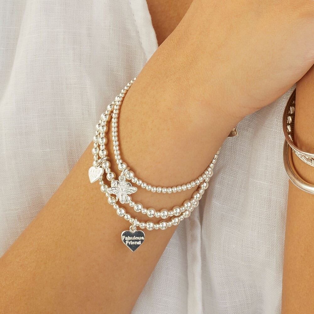 Silver hot sale friend bracelet