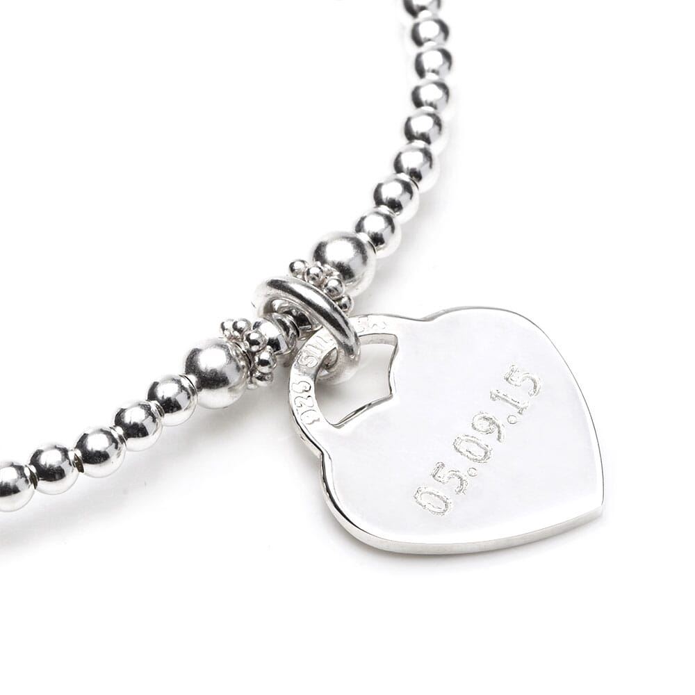 Anna Bella Personalised Silver Charm Bracelet