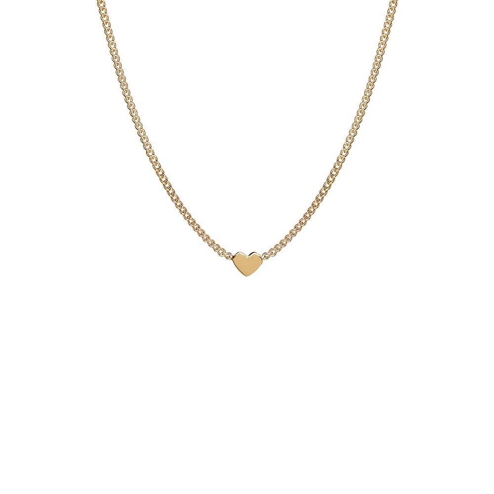 Outlet Teeny Weeny Heart Gold Necklace