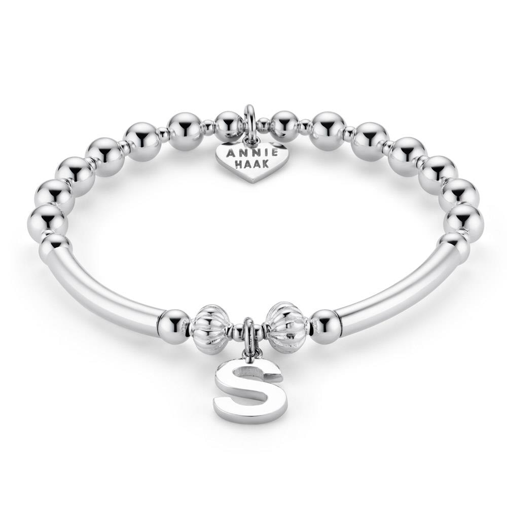 Initial Bracelet Customizable Silver Bracelets 925 Sterling Silver