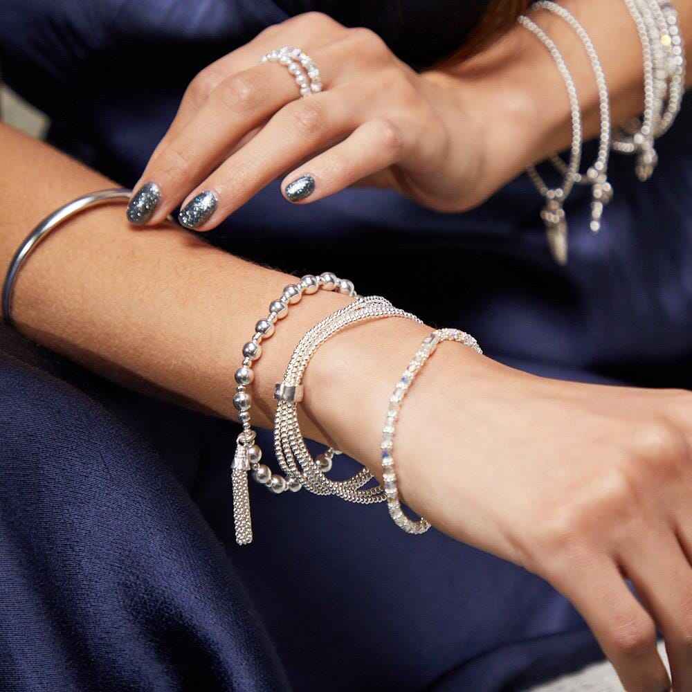 Rasi Silver Bracelet Stack