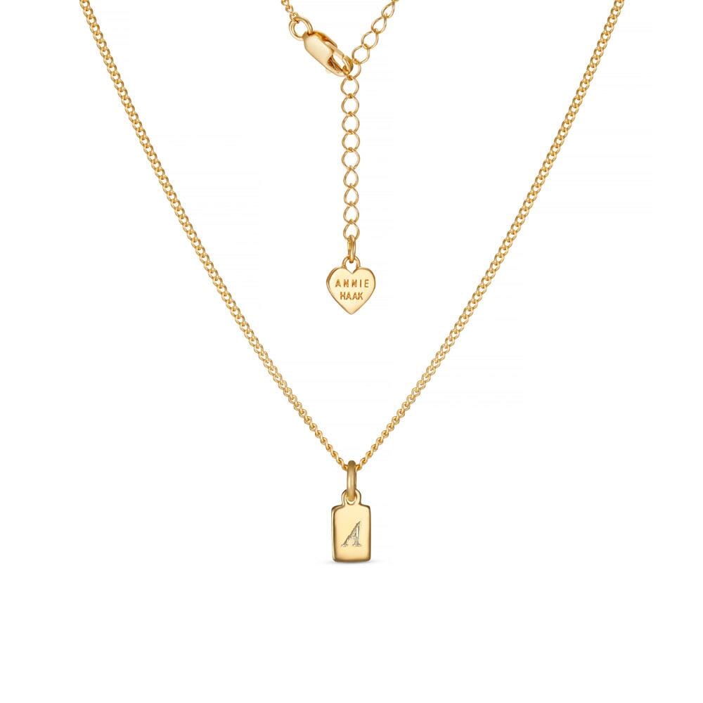 Personalised Tag Gold Plated Necklace