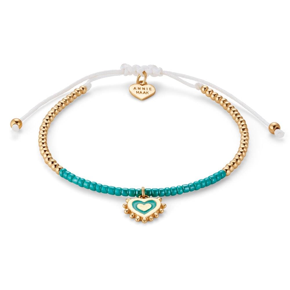 Enamel Heart Gold Plated Friendship Bracelet